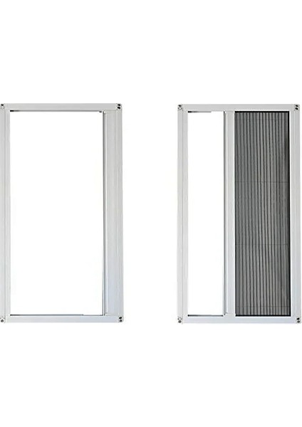 Beyaz, Antrasit Pileli, Plise, Akordiyon 90 x 210 Kapı Sinekliği (Demir, Pvc, Alüminyum Kapı ) indirimleri
