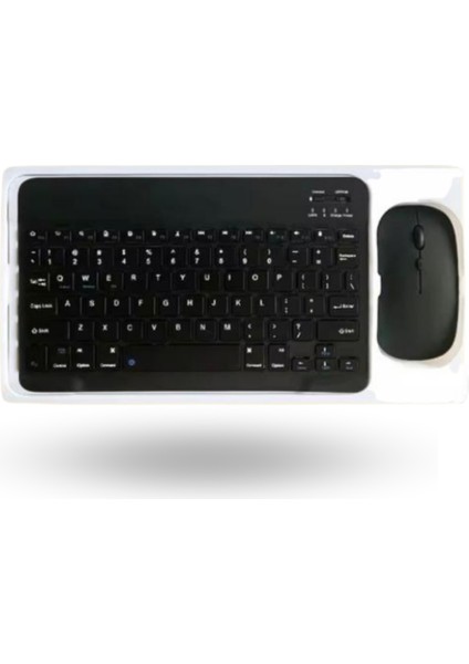 Büro Ev Ofis Bilgisayarı Için Kablosuz Siyah Bluetooth Klavye Mouse Seti