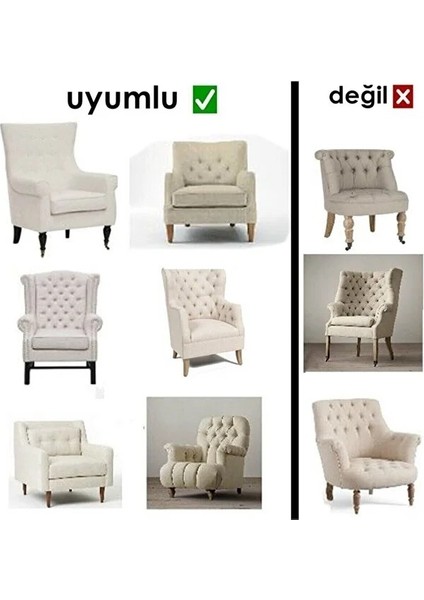 Bürümcük Pamuklu Koltuk Kanepe Örtüsü Takımı Lastikli Etekli Koltuk Kanepe Kılıfı 3+3+1+1 Standart modelleri