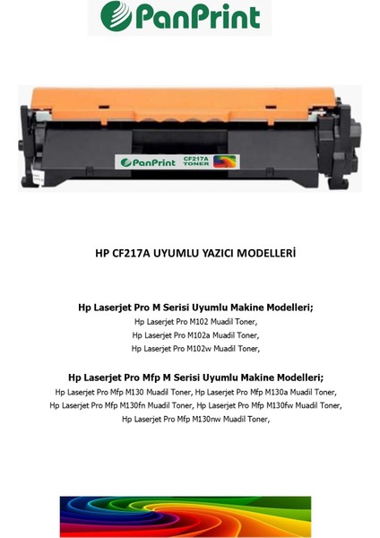 Hp 17A-CF217A Muadil Toner 5'li Avantajlı Paket fiyatları