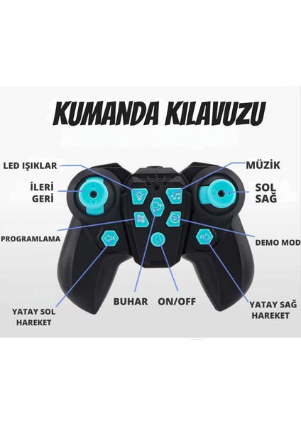 Oyuncak Uzaktan Kumandalı Şarjlı Elektrikli Araba 4x4 Buhar Atan Şarj Istasyonlu LED Işıklı Sesli Müzikli Rc indirimleri