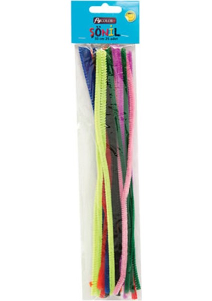 Color Şönil 30 cm 25'li Paket