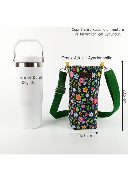 Woody Cord 1 Litrelik Tasarım Matara Su Şişesi Taşıma Çantası Bottle Bag fiyatları