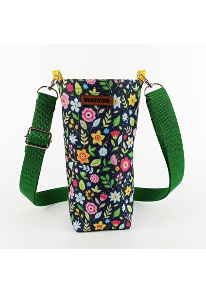 Woody Cord 1 Litrelik Tasarım Matara Su Şişesi Taşıma Çantası Bottle Bag