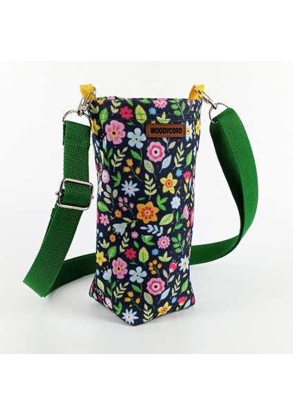 Woody Cord 1 Litrelik Tasarım Matara Su Şişesi Taşıma Çantası Bottle Bag