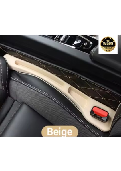 Bmw 1 Serisi E87 2004-2005-2006-2007-2008-2009-2010 Araba Koltuk Arası Boşluk,doldurucu Organizer, Iki Adet Bej Araç Içi,düzenleyici fırsatları