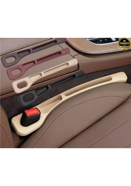 Volvo S60 2010-2011-2012-2013-2014-2015-2016-2017-2018 Araba Koltuk Arası Boşluk,doldurucu Organizer, Iki Adet Bej Araç Içi,düzenleyici indirimleri