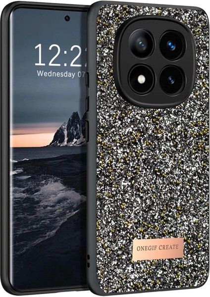 Xiaomi Redmi Note 14 Pro 4g Bright Simli Kapak - GÜMÜŞ-(5796)
