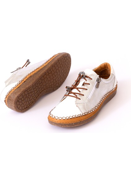 Hakiki Deri Kadın Günlük Ayakkabı 25KHMS8207 fırsatları