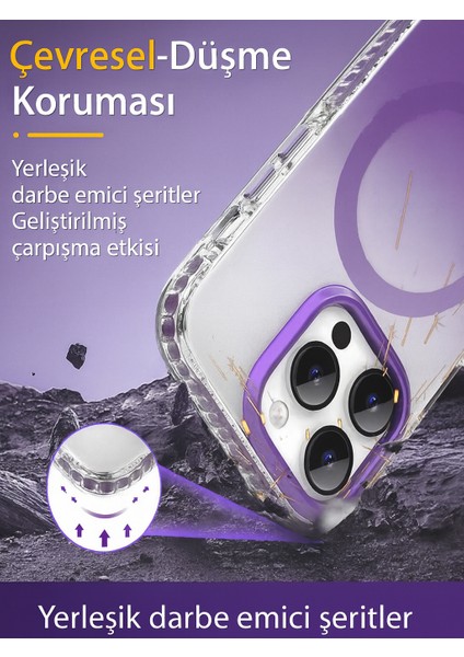 iPhone 13 Kılıf Magsafe Uyumlu Renk Geçişli Darbe Emici Degrade Kapak fırsatları