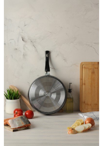 Çelik Kapaklı Karadeniz Balık Tavası 28CM modelleri