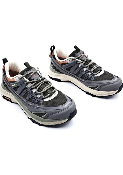 HM350143A Su Geçirmez Gri Haki Erkek Treking Outdoor Spor Ayakkabı