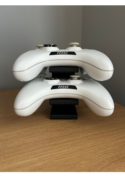 Siyah Oyun Kolu Standı – Ikili Gamepad Düzenleyici ve Sergileme Aparatı modelleri