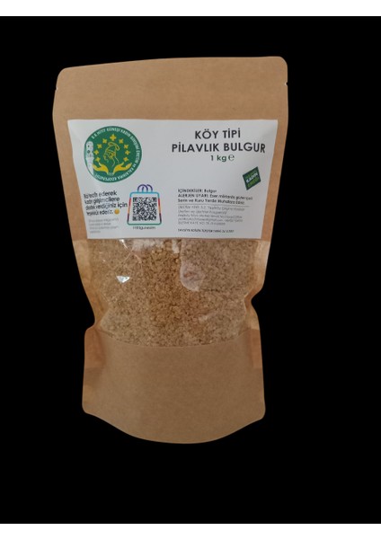 Köy Tipi Pilavlık Bulgur 1kg