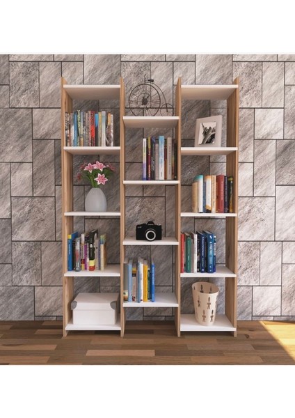 %100MDF Fix Kitaplık