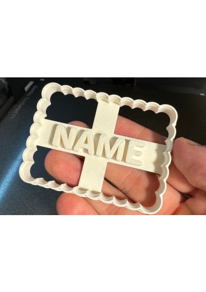 Kişiye Özel Isim Yazılı Kurabiye Kalıbı – Özel Tasarım