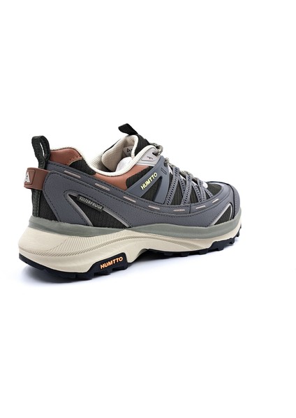 HM350143A Su Geçirmez Gri Haki Erkek Treking Outdoor Spor Ayakkabı