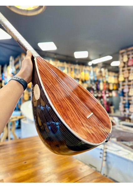 Kısa Sap Üst Seri Tam Profesyonel Pelesenk Bağlama 41 Tekne