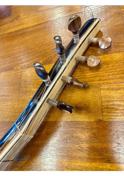 Kısa Sap Üst Seri Tam Profesyonel Pelesenk Bağlama 41 Tekne