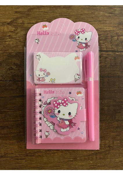 Kırtasiye Okul Seti Kuromi Hello Kitty Cinnamoroll My Melody Not Defteri ve Kalem Set