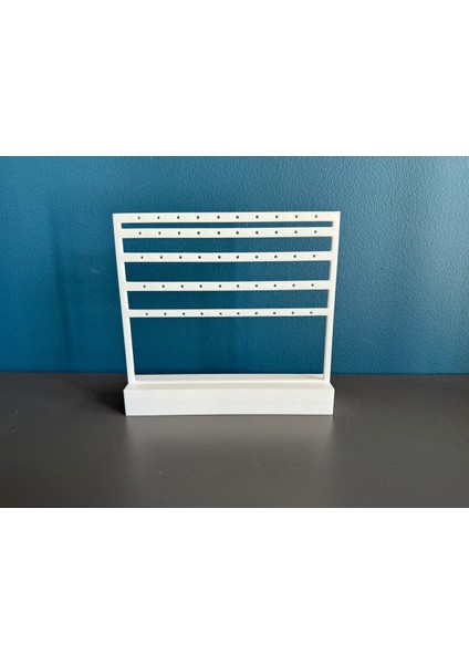 Beyaz Küpe Standı – 5 Katlı Takı Düzenleyici, Minimalist Takı Askısı modelleri