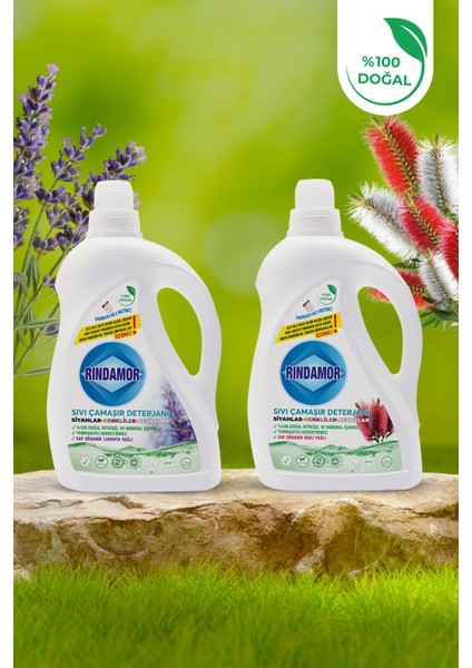 2’li Sıvı Çamaşır Deterjanı- Siyahlar Renkliler Beyazlar-Lavanta ve Nioli-Kendinden Yumuşatıcılı