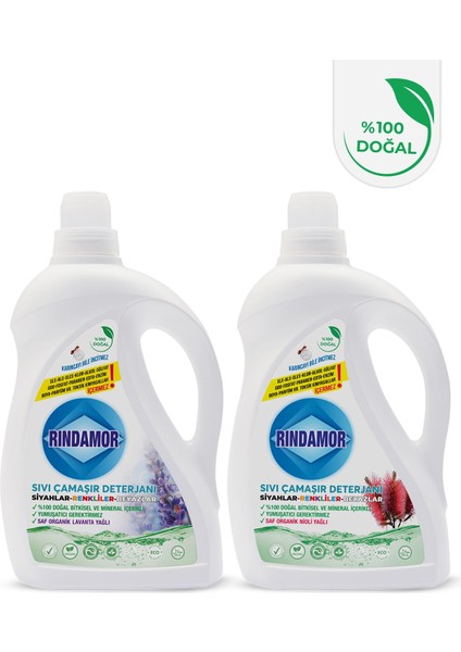 2’li Sıvı Çamaşır Deterjanı- Siyahlar Renkliler Beyazlar-Lavanta ve Nioli-Kendinden Yumuşatıcılı modelleri