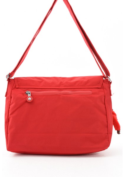 Çok Cepli Çapraz Askılı Kadın Omuz Çantası Orta Boy Günlük HV3031 Kırmızı modelleri