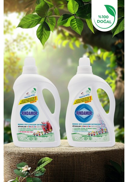 2’li Bebek Sıvı Çamaşır Deterjanı-Nioli ve Kokusuz-Kendinden Yumuşatıcılı-2200MLX2