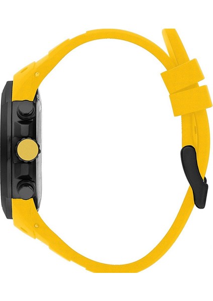 PWG1004.654 Erkek Kol Saati | Sarı Silikon Kordon, Çift Saat Dilimi, Safir Cam fiyatları