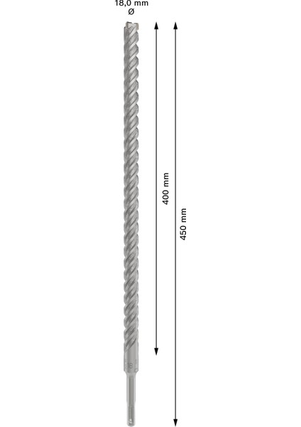 Sds-Plus-5x K-Delici Ucu 18*450 mm 1'li modelleri