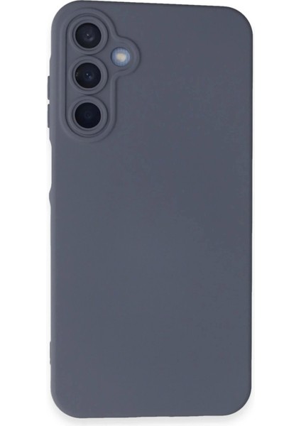 Samsung Galaxy A25 5g Kılıf Nano Içi Kadife Silikon - GRI-(5796)