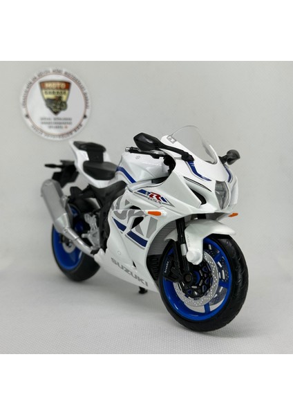 Suzuki Gsx-R 1:12 Diecast Motosiklet Model – Lisanslı Metal Maket Koleksiyon Oyuncak