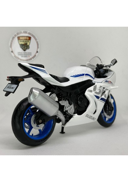 Suzuki Gsx-R 1:12 Diecast Motosiklet Model – Lisanslı Metal Maket Koleksiyon Oyuncak modelleri