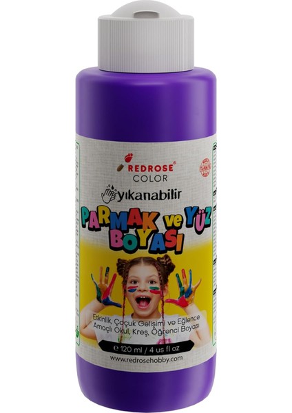 Rose Mor Parmak Boyası 120 ml