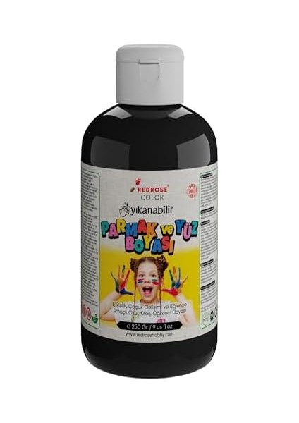 Rose Siyah Parmak Boyası 250 gr fiyatları