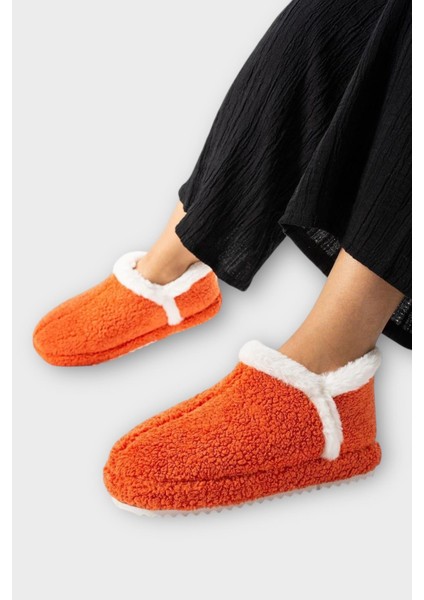 Kadın Panduf | Ev Botu | Ev Ayakkabısı Eva Kalın Hafif Kaymaz Taban Turuncu fiyatları