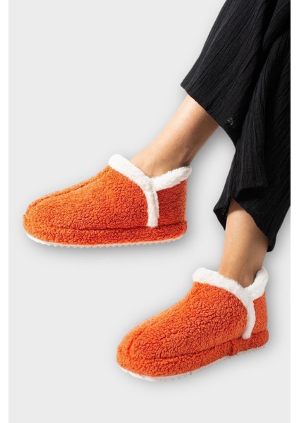 Kadın Panduf | Ev Botu | Ev Ayakkabısı Eva Kalın Hafif Kaymaz Taban Turuncu modelleri