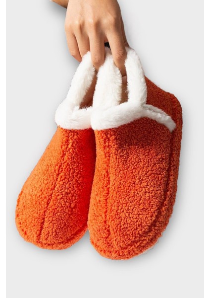 Kadın Panduf | Ev Botu | Ev Ayakkabısı Eva Kalın Hafif Kaymaz Taban Turuncu indirimleri