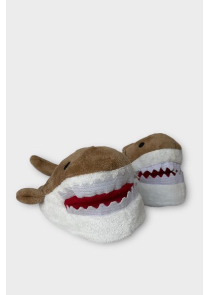 Kadın Köpek Balığı Figürlü Panduf Vizon fiyatları