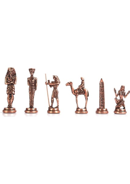 Büyük Boy Metal Mısır Satranç Taşı, Antik