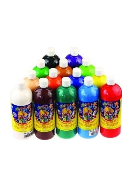 Tempera Suluboya Süper Yıkanabilir Mavi 1000 Ml.