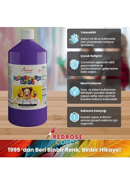 Rose Mor Parmak Boyası 1000 gr fiyatları