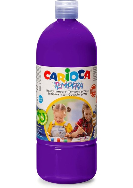 Tempera Suluboya Süper Yıkanabilir Mor 1000 Ml.