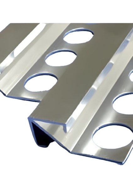 10 MM ALÜMİNYUM ÇİFT YÖNLÜ KARE SERAMİK KÖŞE PROFİLİ PARLAK fiyatları