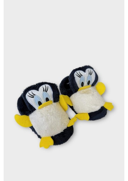 Çocuk Sevimli Ördek Figürlü Unisex Panduf Lacivert fiyatları