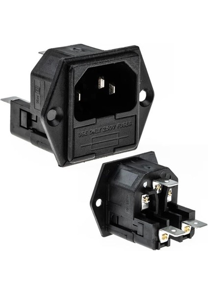 Powermaster IC-213B C14 Power Şase Çift Fuselli Kulaklı
