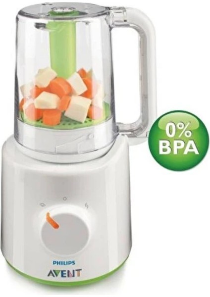Avent SCF870/22 2'si 1 Arada Wasabi Blender ve Buharlı Pişirici