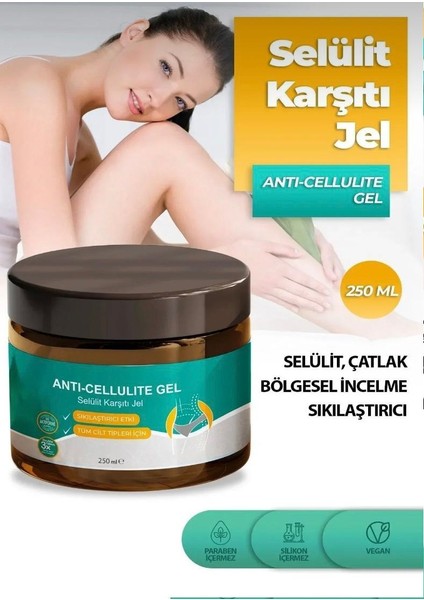 , Vücut Şekillendirici Jel – İnceltici, Sıkılaştırıcı, Selülit ve Çatlak Giderici Etkili Yoğun Bakım 250 ml