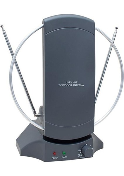 Powermaster Uhf-Vhf Renkli Elektrikli Tv & Fm Üstü Anten DT-101